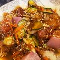 ちっち1984's cooksnap of when they made つばすで韓国風お刺身.