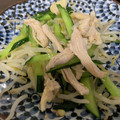 nyokonyoko's cooksnap of when they made 罪悪感無しもやしとささみの和え物.