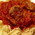 beyond_78's cooksnap of when they made ハーブ＆スパイス♪本格ミートボールパスタ.