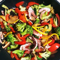 Coちむ's cooksnap of when they made 夏野菜と鶏肉の塩ダレ炒め.