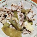 みぽぴぽ's cooksnap of when they made はすいも（りゅうきゅう）と豚肉のさっと煮.