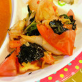 hiromi_ja's cooksnap of when they made 簡単おつまみ☆キムチのトマト和え.