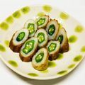 にきけん's cooksnap of when they made お弁当に♪竹輪オクラの照り焼き.