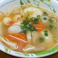 プルンバゴ's cooksnap of when they made 豆腐白玉雑煮.