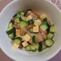 chakulan's cooksnap of when they made きゅうりチーズ納豆.