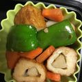 お願いひつじ's cooksnap of when they made お弁当に♪ごぼう天とピーマンのサッと煮✿.
