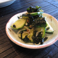 Eye candy's cooksnap of when they made わかめときゅうりの簡単酢の物.