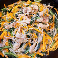 ☆mana！'s cooksnap of when they made 1/2日分野菜！小松菜と豚の塩炒め.