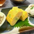きっかママ's cooksnap of when they made お弁当✿ふんわり甘めのネギ入り卵焼き.