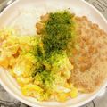 hiromi_ja's cooksnap of when they made 簡単◎納豆と卵の朝食プレートごはん.