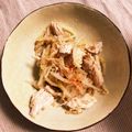 くーー〜's cooksnap of when they made 鶏むね肉ともやしの重ね蒸し＊ネギ塩ダレ.