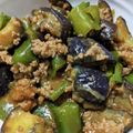 ウーたんポンちゃん's cooksnap of when they made ピリ辛！ナスとピーマンのひき肉味噌炒め.