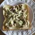 かずくん☆'s cooksnap of when they made ☆ツナとチーズのオープンサンド☆.