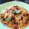 みみはる39's cooksnap of when they made ドライトマトとバジルのアンチョビパスタ.