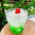 いなばっくす☆'s cooksnap of when they made 懐かしメロンクリームソーダ♪.