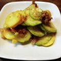ばたみそーぱん☆'s cooksnap of when they made ごま油香る♪ズッキーニの梅おかか和え.