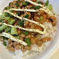 yu🐓's cooksnap of when they made ズボラでも旨っ♡明太塩こんぶマヨ納豆丼.