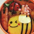 タケノコビト's cooksnap of when they made キャラ弁　カブトムシとクワガタムシ.