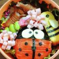 タケノコビト's cooksnap of when they made キャラ弁 てんとう虫弁当.