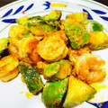 kinniko's cooksnap of when they made エビとアボカドのマヨ炒め.