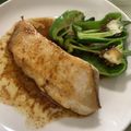 しゅうう's cooksnap of when they made ヒラメのムニエル.
