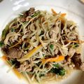 テヌキン☆'s cooksnap of when they made 子供も大好き☆水菜と牛肉のポン酢炒め.