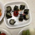 明日の風☆'s cooksnap of when they made 幼児食 簡単のり巻きdeお花♪.