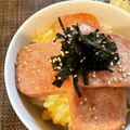 チョイナチョイナ's cooksnap of when they made 簡単☆カフェ風♪スパム丼.