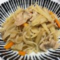 ぐりんぴ〜す♬'s cooksnap of when they made 豚こまと糸こんにゃくの煮物.
