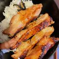 いっぺい99's cooksnap of when they made 皮パリ☆ 鶏のきじ焼き丼.