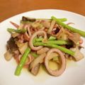 ★りなんち★'s cooksnap of when they made いかとアスパラガスのガーリックバター炒め.