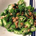 ベティ３'s cooksnap of when they made 超簡単！ツルムラサキとオクラの納豆和え☆.