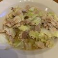 しょうかmama's cooksnap of when they made 食材２つで主役＊豚バラ白菜の麺つゆ炒め＊.
