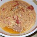 すぎひのき's cooksnap of when they made 鯖トマトソースパスタ.