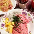 青空にうかぶくも's cooksnap of when they made 三色海鮮丼.