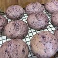 lockheart's cooksnap of when they made 生ブルーベリーとクリームチーズのパン.