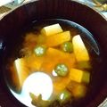 マキマキ913's cooksnap of when they made 簡単！オクラと豆腐のお味噌汁.