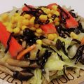 私市ビッキーズ津門巳's cooksnap of when they made «きゃべつコ－ンしめじWごま昆布煮油和».