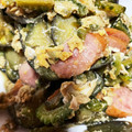 min_to's cooksnap of when they made めんつゆで簡単！ゴーヤとなすの卵炒め.