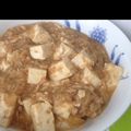 dvyvb's cooksnap of when they made シーチキンの麻婆豆腐.