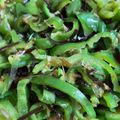 チャロママン's cooksnap of when they made ピーマンの塩昆布あえ.
