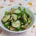 赤い電話's cooksnap of when they made なすときゅうりのわさび漬け.