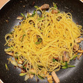 ゆーちょ☆'s cooksnap of when they made サバ缶と長ネギの和風パスタ.