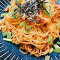 なつ♫'s cooksnap of when they made ☆オイマヨキムチ焼きそば☆.