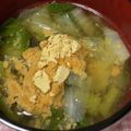 こたらパッド's cooksnap of when they made 毎日のお味噌汁に、スプーン１杯のきな粉♡.