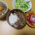 よちりん's cooksnap of when they made 牛丼わさびとろろ～。.