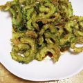 ふみこばあ's cooksnap of when they made 子供も大好き♥苦くない！ゴーヤの甘辛和え.