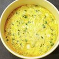プラハの街並み's cooksnap of when they made 豆腐と卵のレンチン茶碗蒸し.