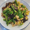 HaRuC0Ma's cooksnap of when they made 簡単、生キクラゲと豚バラの卵炒め.