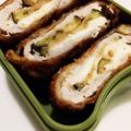 クックVNZV99☆'s cooksnap of when they made ナスとチーズの豚肉ロースかつ.